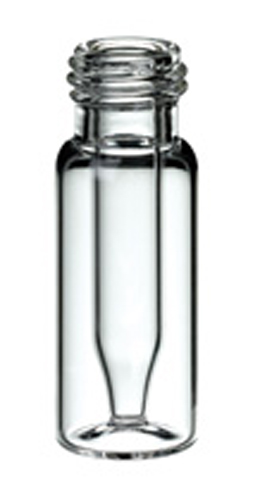 Korte-schroefdraad flacon met geïntegreerd Micro-Insert